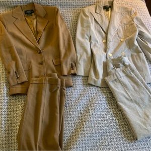 Set of TWO vintage Lauren by Ralph Lauren 2P suits